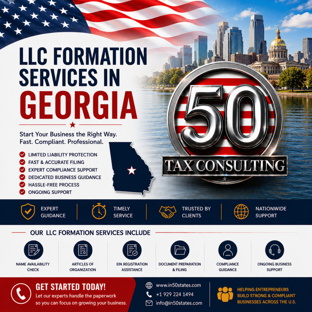 LLC Formation Services in Georgia united states