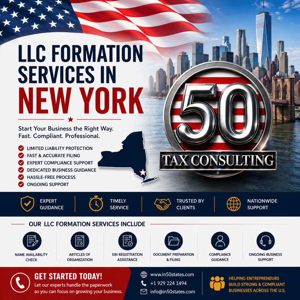 LLC Formation Services in New york united states
