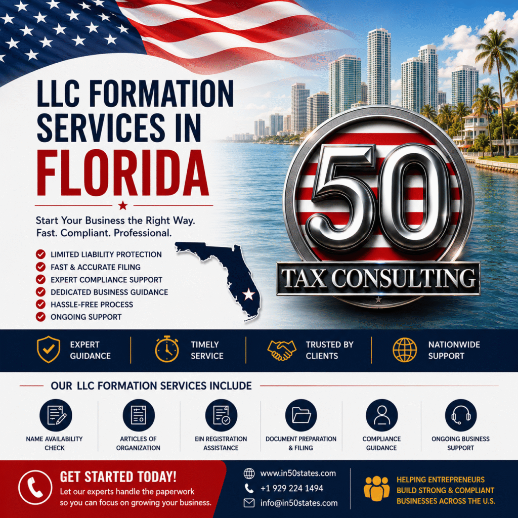 LLC Formation Services in florida united states