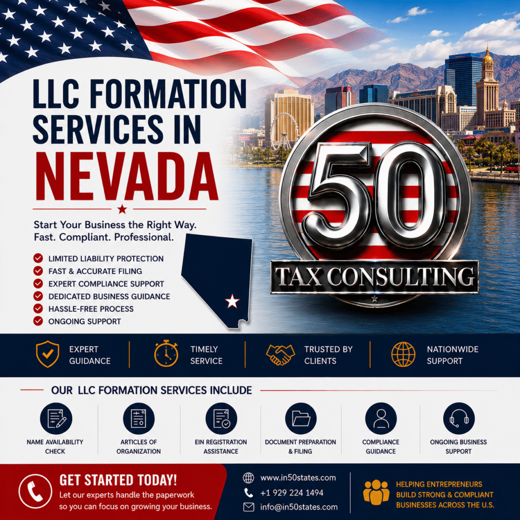 LLC Formation Services in nevada united states